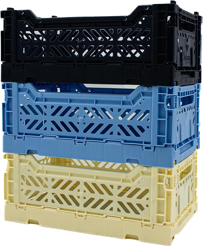 Collapsible Storage Box, Foldable Crate Organizer Bin - Image 3