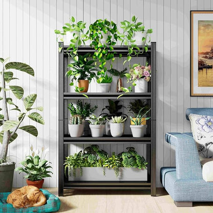 Kitchen Storage Rack, 2 Tier Metal Shelving Unit, Small Pantry Shelves - Image 5