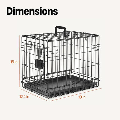 Amazon Basics Durable, Foldable Metal Wire Dog Crate - Image 5