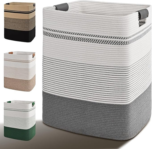 Laundry Hamper, 85L Tall Laundry Basket by Degeyoyo