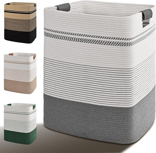 Laundry Hamper, 95L Tall Laundry Basket by Degeyoyo