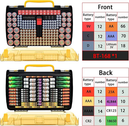 ALCYON Large Capacity 269 Battery Organizer Storage Case - Image 3