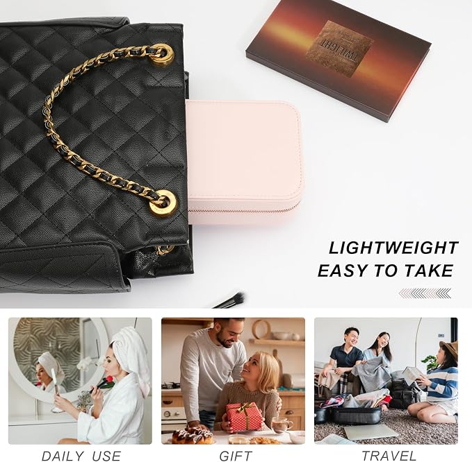 Travel Jewelry Case Small Jewelry Organizer, Portable Jewelry Case Small Travel - Image 4