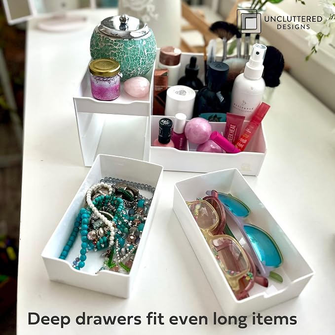 Uncluttered Designs Large Makeup Organizer - Image 6