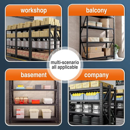 5000lbs78.74, Storage Shelves Garage Metal Shelving Heavy Duty Garage Shelves - Image 5