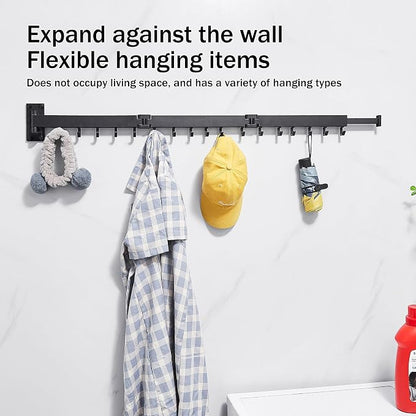 Clothes Drying Rack Wall Mounted, Laundry Rack Wall Wount, Drying Rack Clothing - Image 4