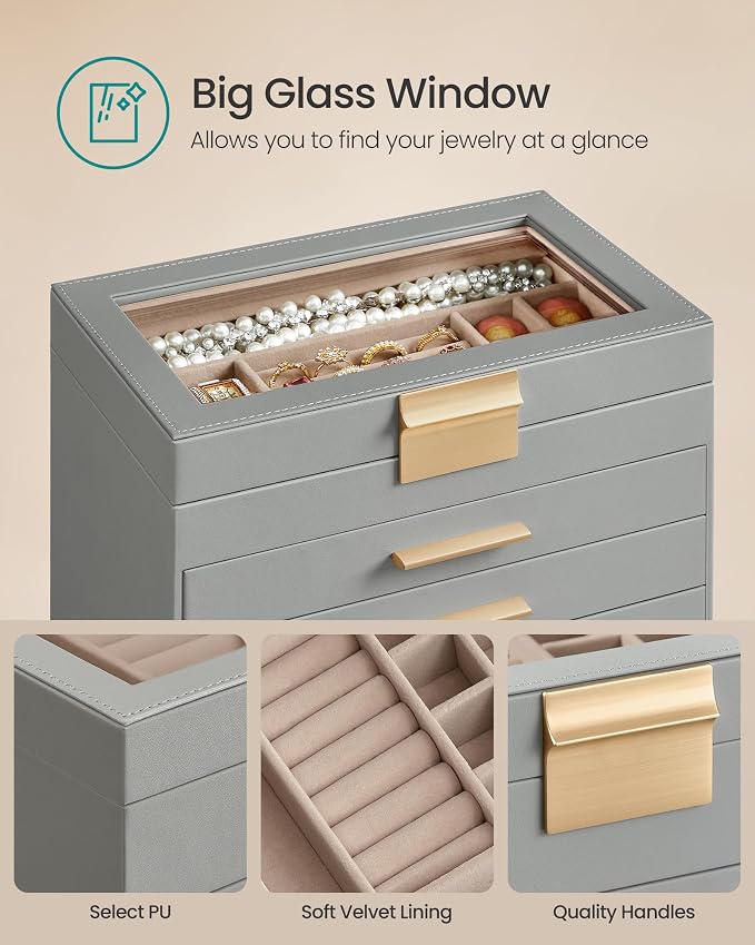 SONGMICS Jewelry Box Organizer - Image 4