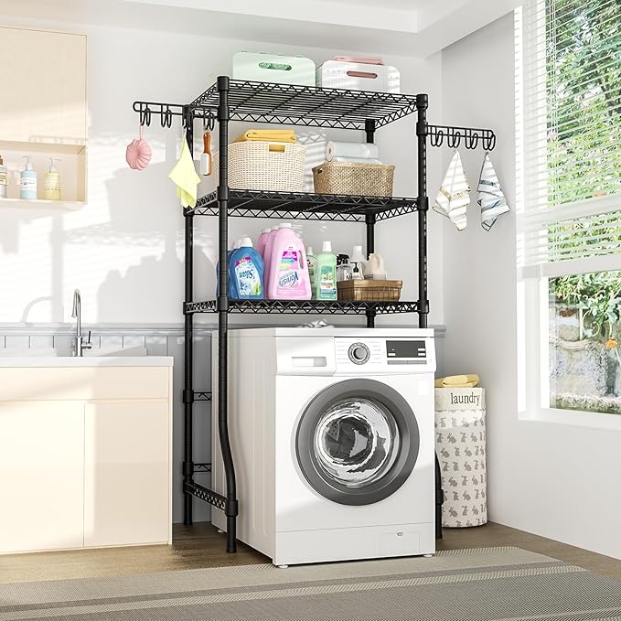 Ulif U8 Laundry Room Storage Organizer, Over The Washer and Dryer Storage - Image 2