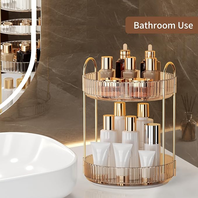 YCIA&DONE 360 Rotating Makeup Organizer and Storage - Image 8