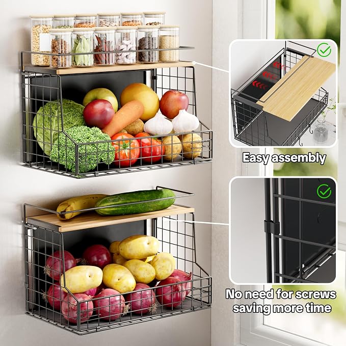 Magnetic Shelf for Fridge, Large Container Magnetic Spice Rack for Refrigerator - Image 2