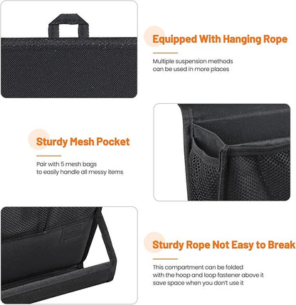 Bedside Caddy Hanging Bed Organizer Storage Bag Pocket - Image 3