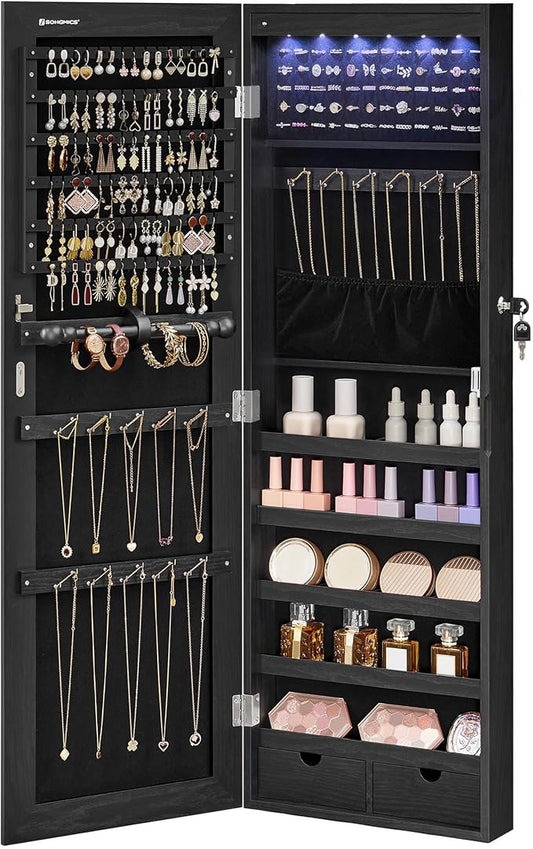 SONGMICS Hanging Jewelry Cabinet, Wall-Mounted Cabinet by SONGMICSbySONGMICSHOME