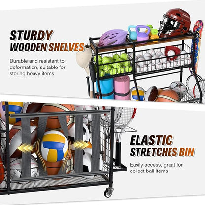 Sports Equipment Organizer, Garage Storage - Image 5
