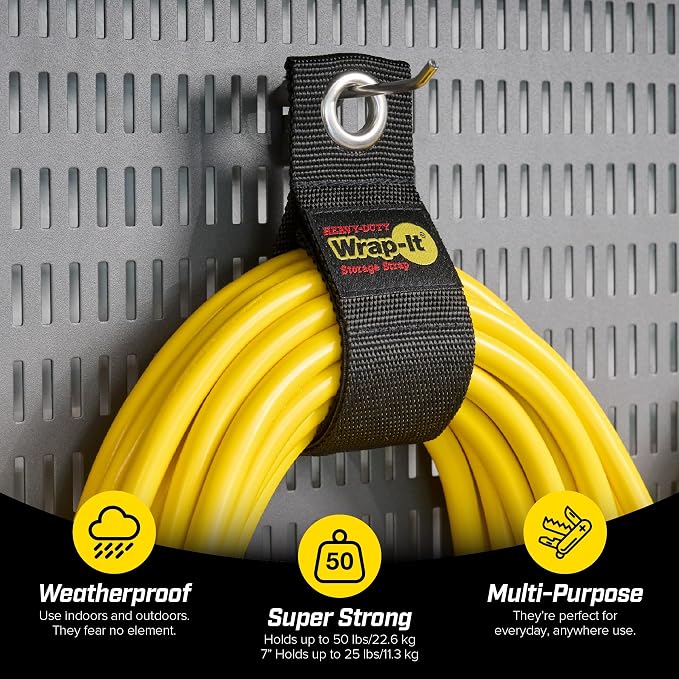 Heavy-Duty Wrap-It Storage Straps, Cord Wrap Keeper, Cable Straps - Image 4
