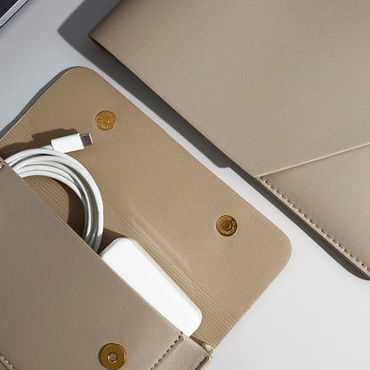 PU Leather Laptop Sleeve Compatible - Image 6