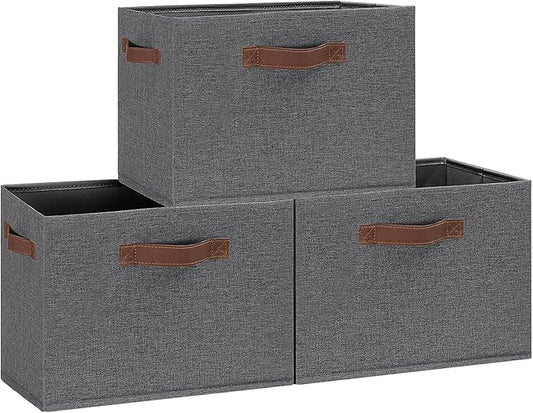 GhvyenntteS Large Fabric Storage Bins by GhvyenntteS