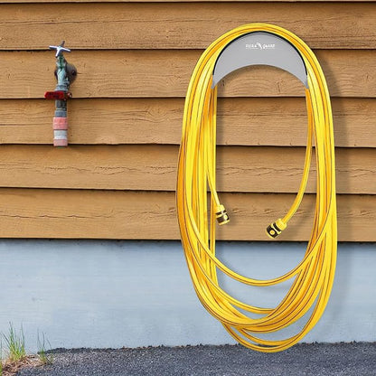 FLORA GUARD Garden Hose Holder, Heavy-Duty Metal Hose Hanger, Holds Up to 125 ft - Image 5