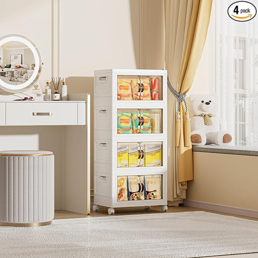 104 QT / 26 Gal Multi-Purpose Stackable Storage Cabinet: Double Magnetic Doors by Unknown