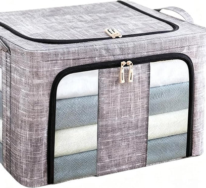 Clothes Organizer | with Clear Window Bag | Large Clothes Storage Bins with Lids - Image 6