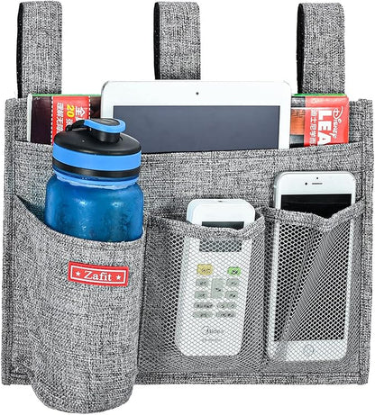 Linen Bedside Caddy, Bedside Storage Organizer - Image 2