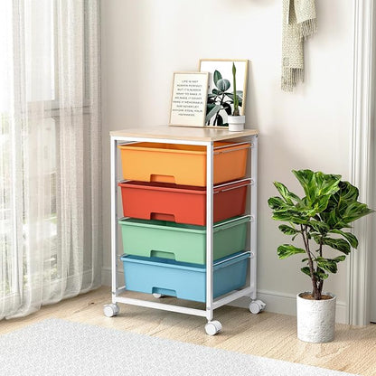 Utility-Rolling-Storage-Drawer-Craft-Cart-Organizer - Image 10