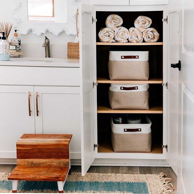 OrganiHaus Extra Large Fabric Storage Baskets - Image 6