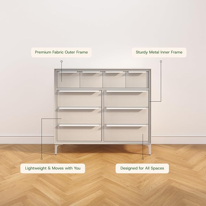 Naima Premium Fabric Dresser - Image 6