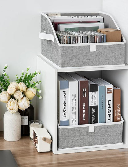 StorageWorks Closet Storage Bins, Trapezoid Organizer Box - Image 4