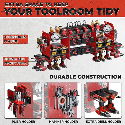 Upgrade Large Power Tool Organizer Wall Mount - Image 2