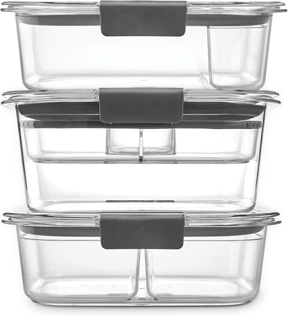 Rubbermaid Brilliance BPA-Free 3 Set Food Storage Containers - Image 2