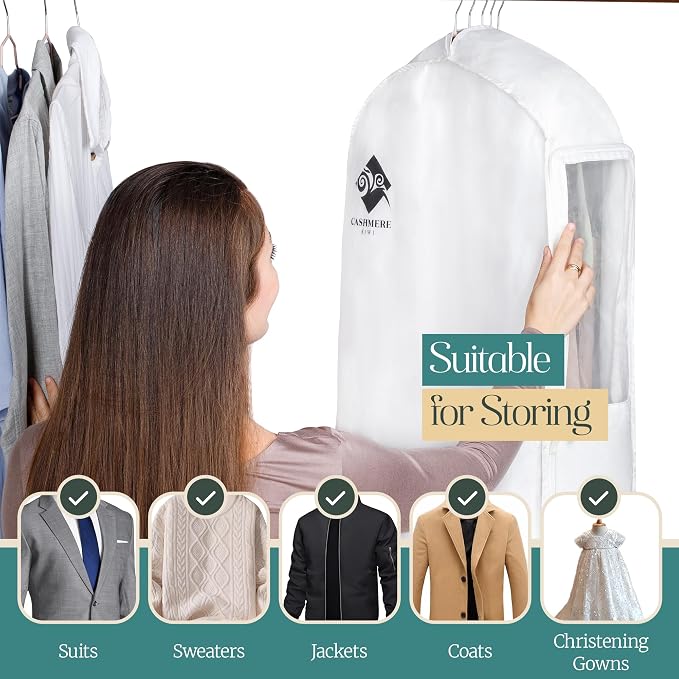 Premium 40” Short Cotton Garment Bag - Image 7