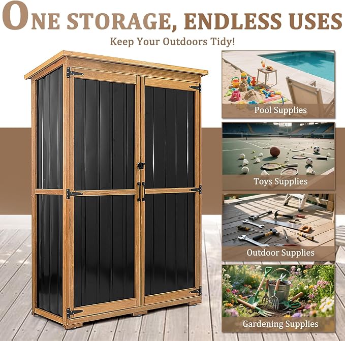 46" L Large Outdoor Storage Cabinet - Image 6