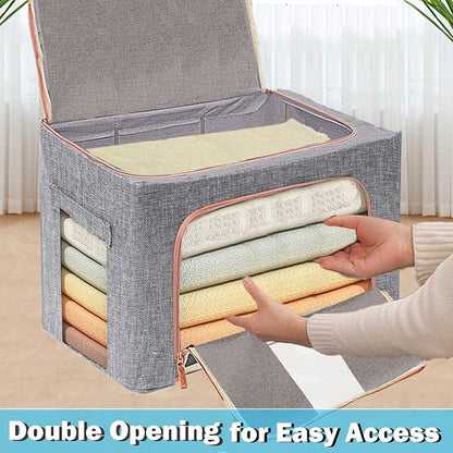 Large Capacity Clothes Storage Bags, Stackable Storage Organizer - Image 6