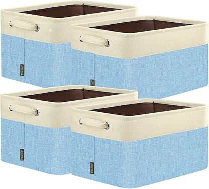BALEINE 4 Pack Fabric Storage Bins by BALEINE