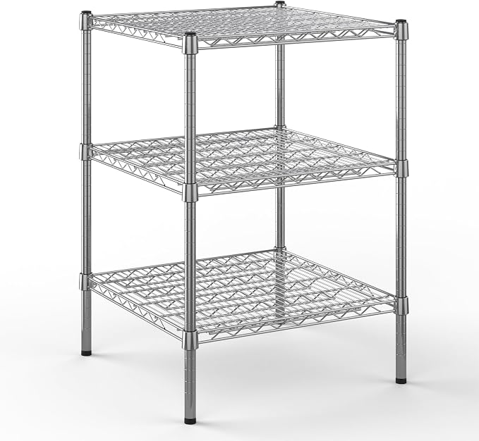 24" Deep x 24" Wide x 34" Height Wire Shelving Kit | 3-Tier | NSF Commercial by Regal+Altair