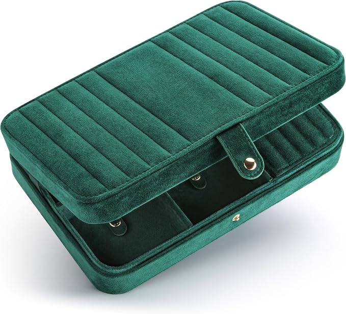 VELORIA Jewelry Box, Premium Velvet Travel Jewelry Organizers & Storage by VeloriaOfficial