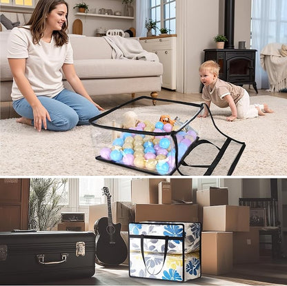 Budding Joy Clear Zippered Storage Bags - Image 5