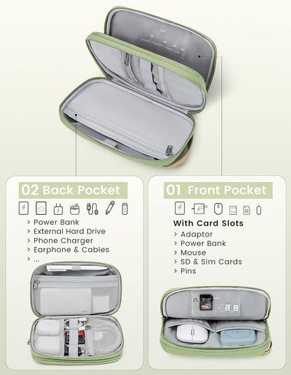 Travelkin Travel Cord Organizer, Electronic Organizer Travel Case, Cable - Image 3