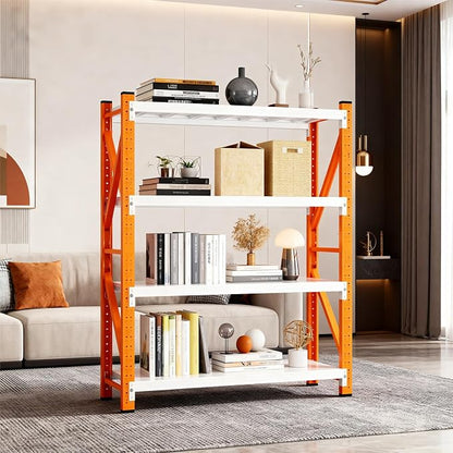 79" H Garage Shelving, 3500LBS Heavy Duty Storage Rack, 4 Tiers Metal Storage by Unknown