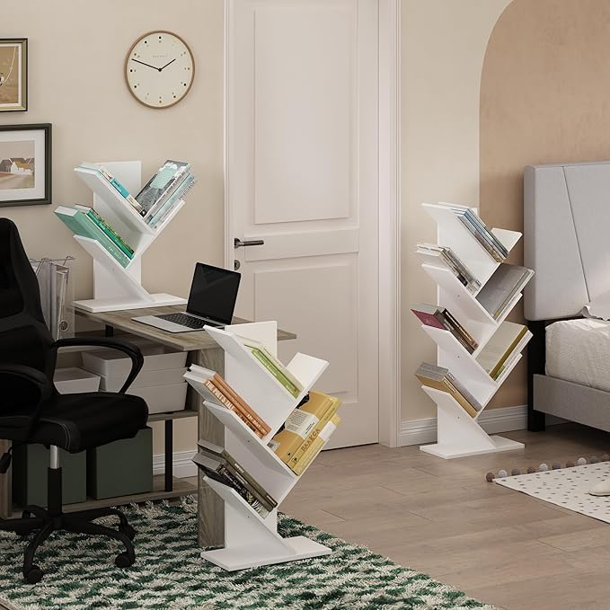 Furinno Tree Book Shelf, 5-Tier Bookshelf, Tree Bookcase - Image 5