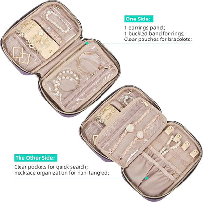NISHEL Travel Jewelry Case, Holiday Organizer - Image 3