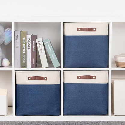 HNZIGE Baskets Fabric Storage Cubes Bins Baskets Storage Baskets Cube - Image 7