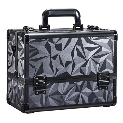 FRENESSA Makeup Case Extra Large Makeup Train Case 12.6 Inch Makeup Box by Frenessa
