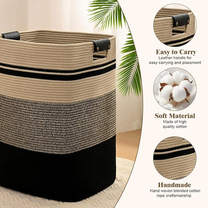 Laundry Hamper, 95L Tall Laundry Basket - Image 6