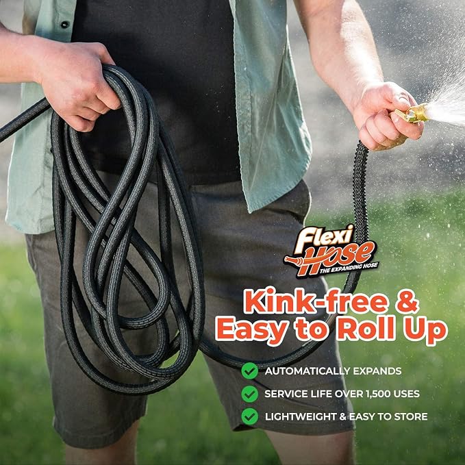 Flexi Hose Lightweight Expandable Garden Hose, 100FT -Retractable Garden Hose - Image 6