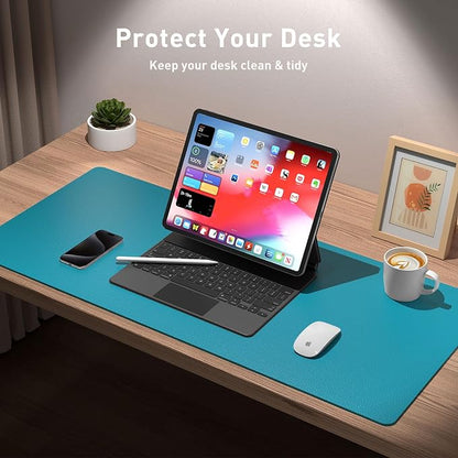 Aothia Leather Desk Pad Protector, Office Desk Mat, Large Mouse Pad, Non-Slip - Image 3