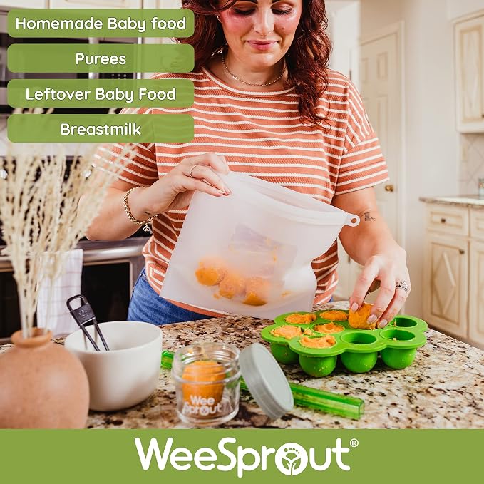 WeeSprout Silicone Baby Food Freezer Tray - Image 5
