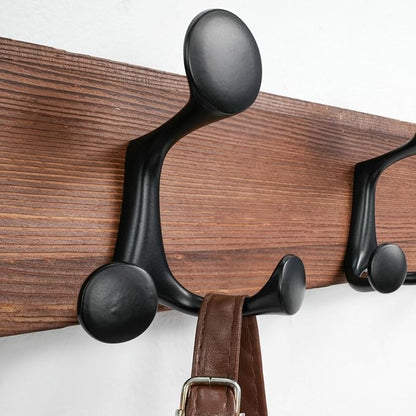 SKOLOO 30-Inch Wood Coat Rack Wall Mount - Image 5