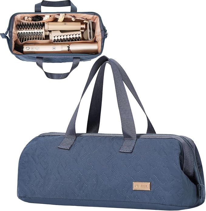 NISHEL Hair Tools Travel Carrying Bag, Portable Hair Air Wrap Dryer Case by NISHEL