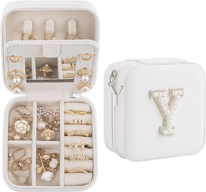 Birthday Gifts For Women, Initial Jewelry Box, Travel Jewelry Case, Gifts for by Unknown